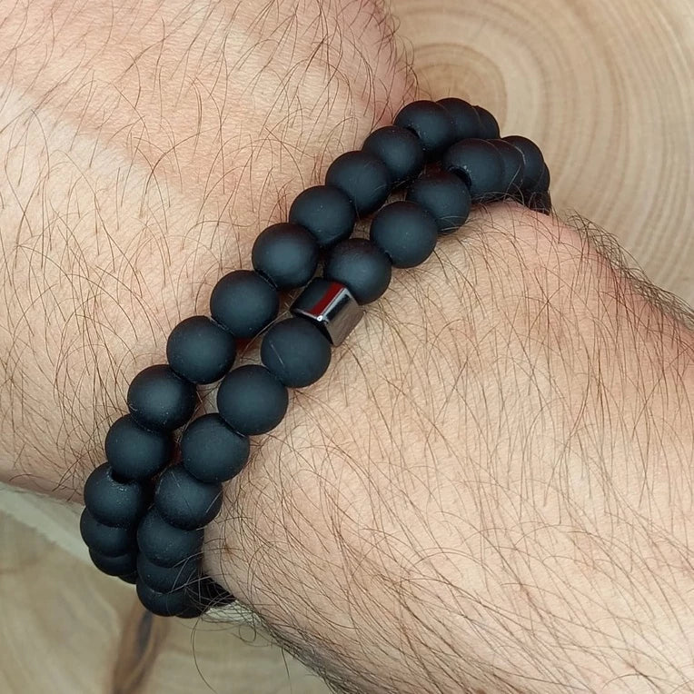 Combo Pulseira preta fosca - ótima qualidade.  BLACK FRIDAY - DESCONTAÇO