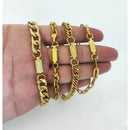 Kit 4 Pulseiras Masculinas Banhadas A Ouro 18k Oferta