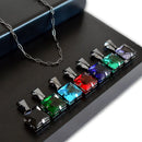 Kit Colar Masculino 7 em 1 (Troca Pedra)