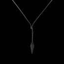 Colar Masculino De Couro Preto Tribal Cruz Regulável Premium