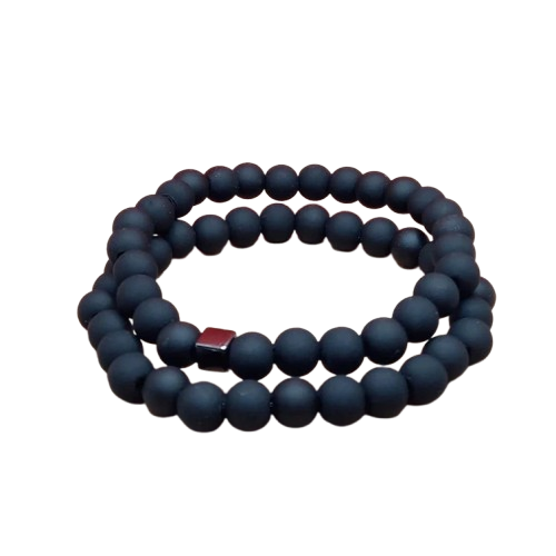 Combo Pulseira preta fosca - ótima qualidade.  BLACK FRIDAY - DESCONTAÇO