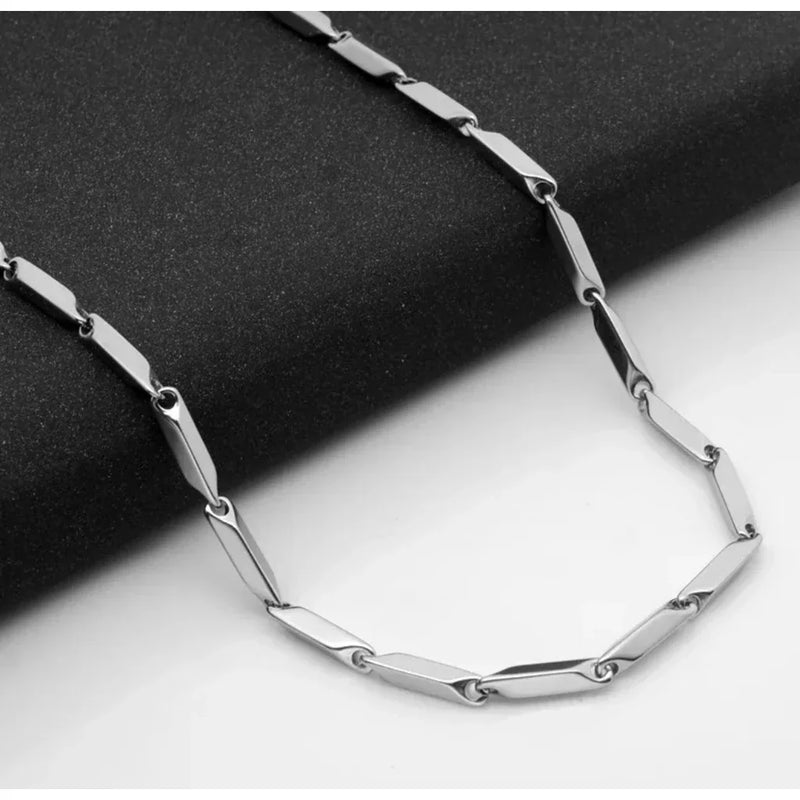 Colar Masculino em Aço Cirúrgico Inox