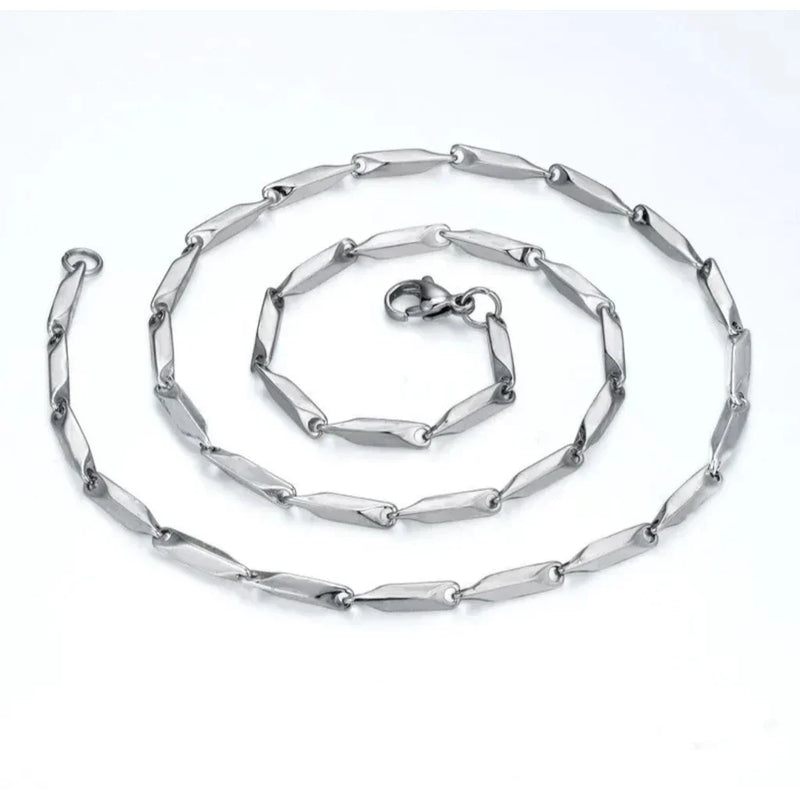 Colar Masculino em Aço Cirúrgico Inox