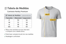 Camiseta Henley Premium Masculina