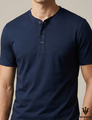 Camiseta Henley Premium Masculina