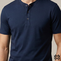 Camiseta Henley Premium Masculina