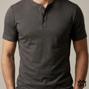Camiseta Henley Premium Masculina