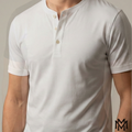 Camiseta Henley Premium Masculina