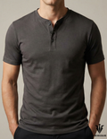 Camiseta Henley Premium Masculina