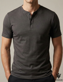 Camiseta Henley Premium Masculina