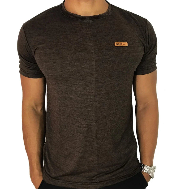 Kit 4 Camisetas Masculinas Dry Fit Malha Fria Moda Fitness Manga curta para academia