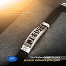 Pulseira Masculina Original Bracelete Folheado Pai Nosso ENVIO Imediato Nota Fiscal