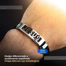 Pulseira Masculina Original Bracelete Folheado Pai Nosso ENVIO Imediato Nota Fiscal