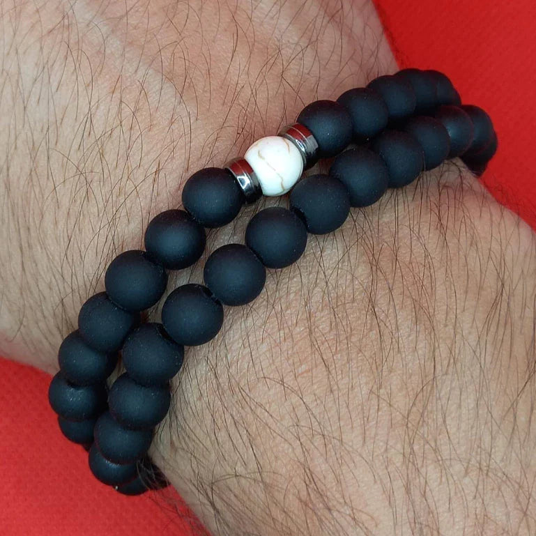 Combo Pulseira preta fosca - ótima qualidade.  BLACK FRIDAY - DESCONTAÇO