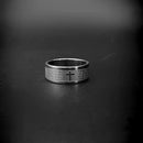 Anel Aço Inoxidável Masculino Feminino Oração Pai Nosso Preto Dourado Ouro Prata Cruz Crucifixo