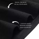 Kit 3 Camisetas 100% Algodão Fio 30.1 Camisa Blusa Básica Slim Fit Oferta Envio Imediato