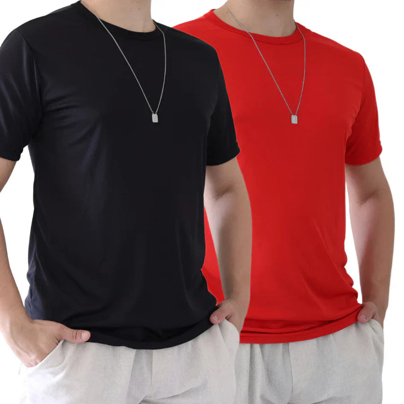 Kit 2 Camiseta Masculina Dryfit Camisa Manga Curta Gola Redonda Blusa Masculino Premium