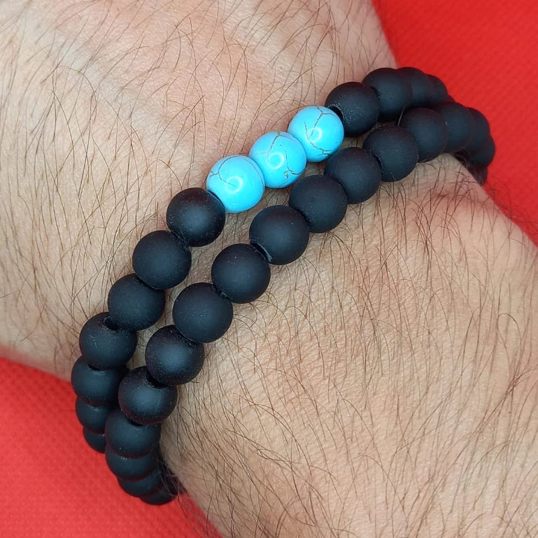 Combo Pulseira preta fosca - ótima qualidade.  BLACK FRIDAY - DESCONTAÇO