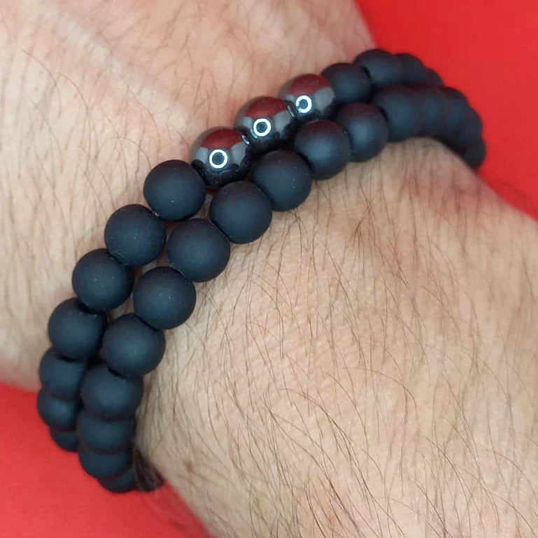 Combo Pulseira preta fosca - ótima qualidade.  BLACK FRIDAY - DESCONTAÇO