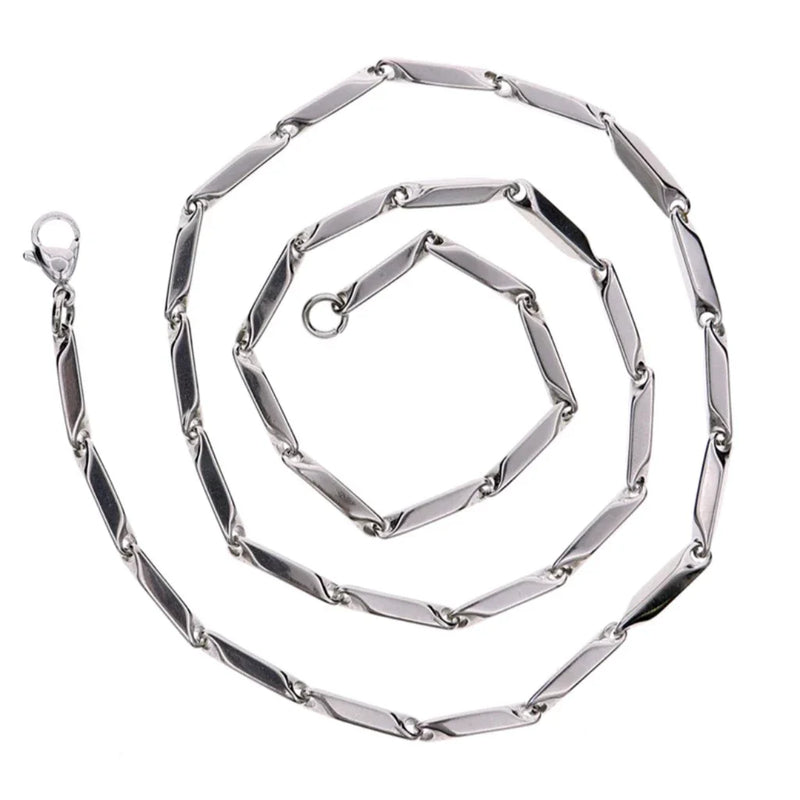 Colar Masculino em Aço Cirúrgico Inox