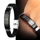 Pulseira Masculina Original Bracelete Folheado Pai Nosso ENVIO Imediato Nota Fiscal