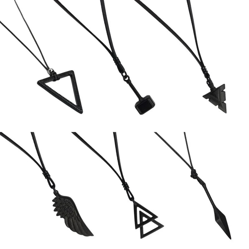 Colares Masculinos Linha  Couro Ajustável  Kit COM 06 Unidades