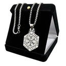 Colar Masculino 60cm + Pingente Bússola Viking  Aço Inox Top