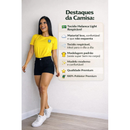Kit 2 T-Shirt Casal Brasil Modelo Novo Blusa Camisa 100% Algodão
